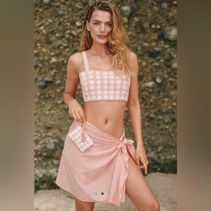 $236 SET, NWT! Fiona Beaded Cami & Sarong by Celandine for Anthropologie